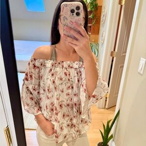 NWOT Lucky Brand | Off Shoulder Top